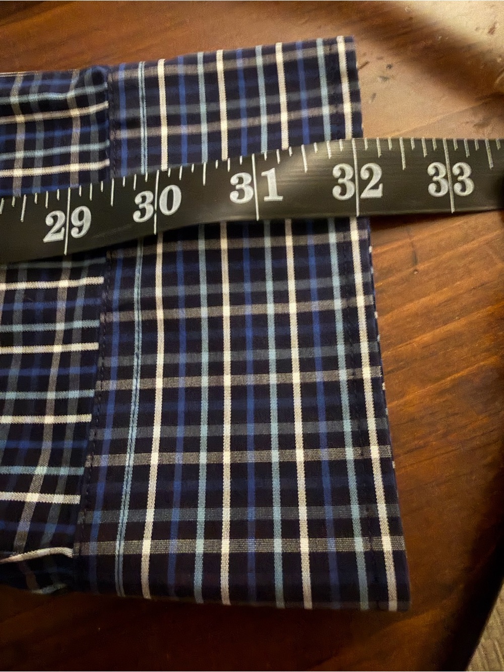 UNTUCKit Armstrong-WF Blue Plaid 100% Cotton Long Sleeve Slim Fit Shirt XXL - Picture 8 of 9